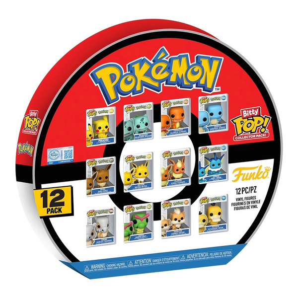 Pack 12 figurines Bitty Pop! Pokémon