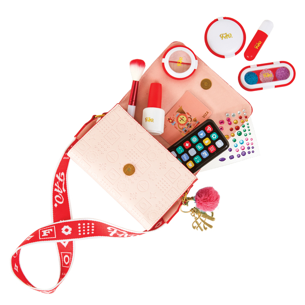 Sac de créateur Glamour Go avec smartphone et accessoires