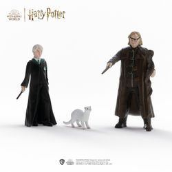 Figurines Alastor Maugrey & Drago Malfoy et le furet - Harry Potter