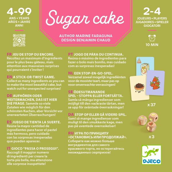 Sugar cake - Jeu de stop ou encore