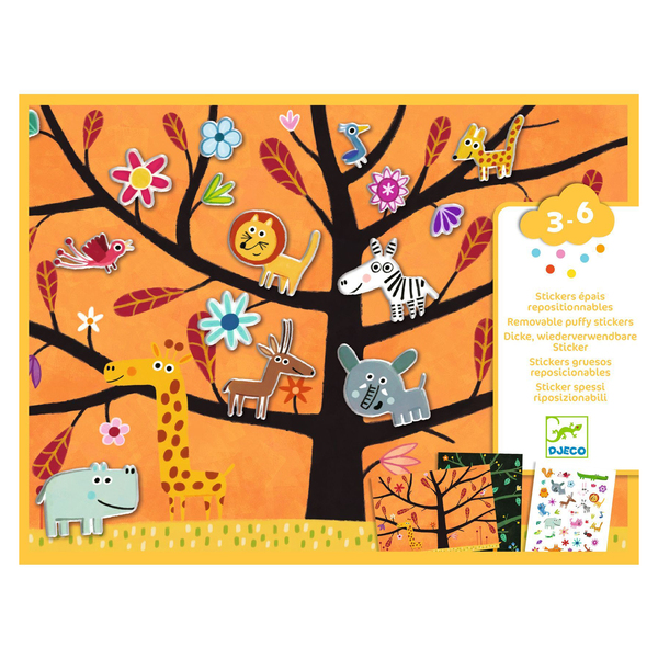 Stickers épais et repositionnables - Chat-perché