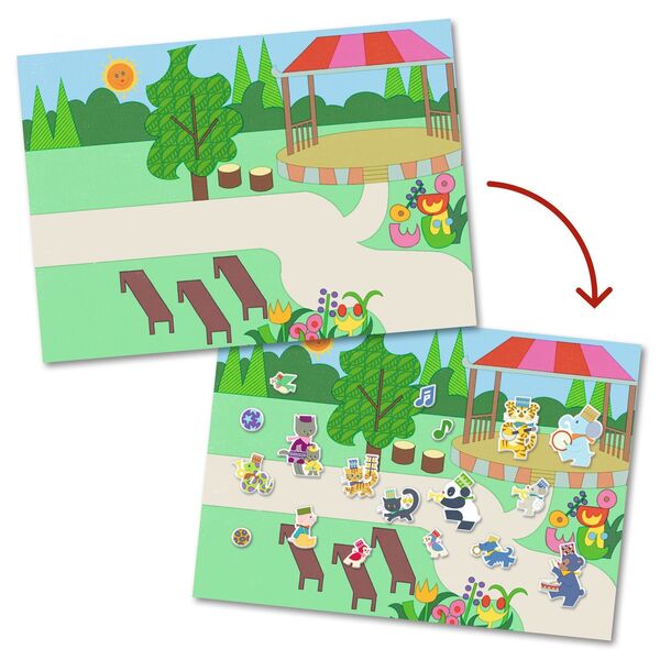 Stickers épais et repositionnables - Fanfare