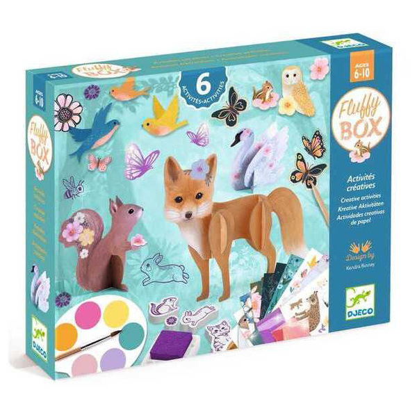 Coffret 6 activités créatives Fluffy box