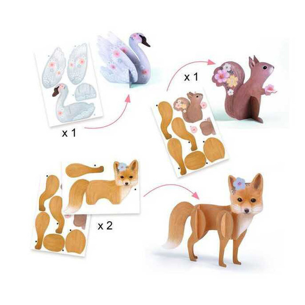 Coffret 6 activités créatives Fluffy box