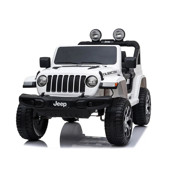 Véhicule électrique Jeep Rubicon 12V blanc