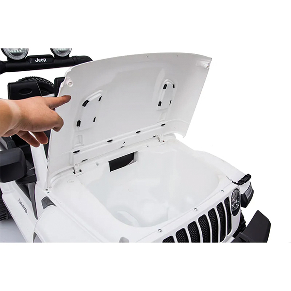 Véhicule électrique Jeep Rubicon 12V blanc