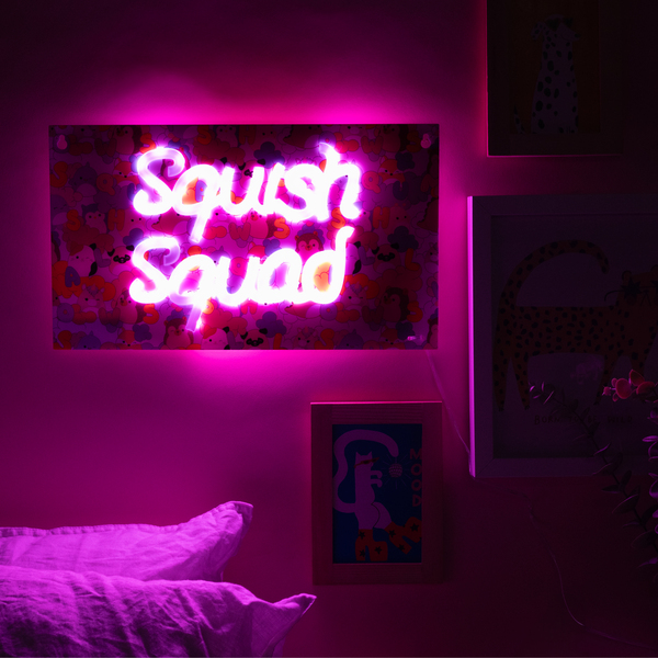 Lampe murale néon Squish Squad - Squishmallows