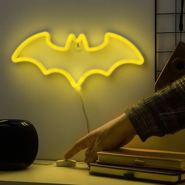 Lampe murale néon Batman