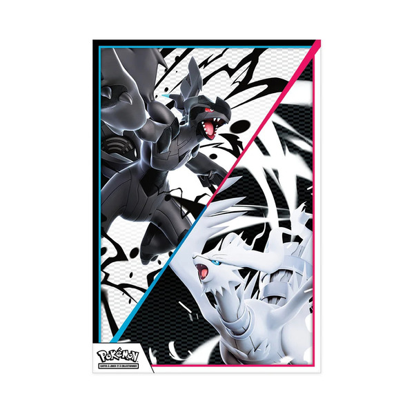 Collection Poster Pokémon Unys - Foudre Noire et Flamme Blanche
