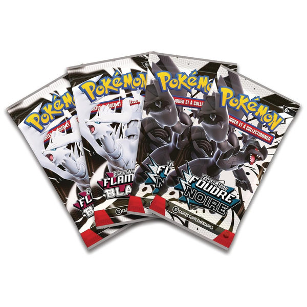 Collection Poster Pokémon Unys - Foudre Noire et Flamme Blanche
