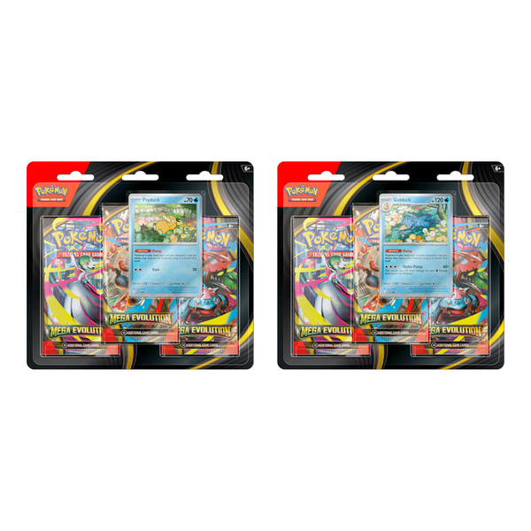 Tripack Pokémon 3 Boosters Méga Evolution ME01 