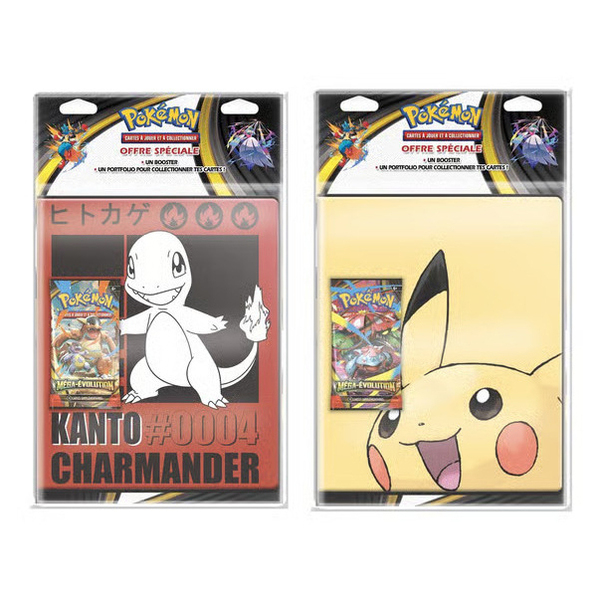 Cahier Pokémon et booster Méga Evolution ME01 