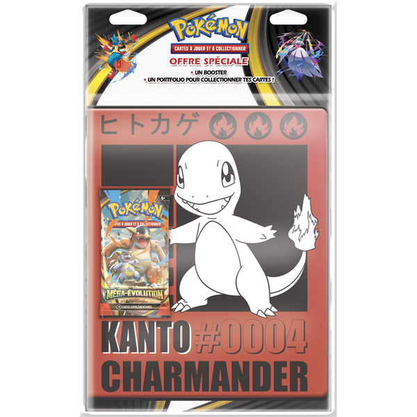 Cahier Pokémon et booster Méga Evolution ME01 