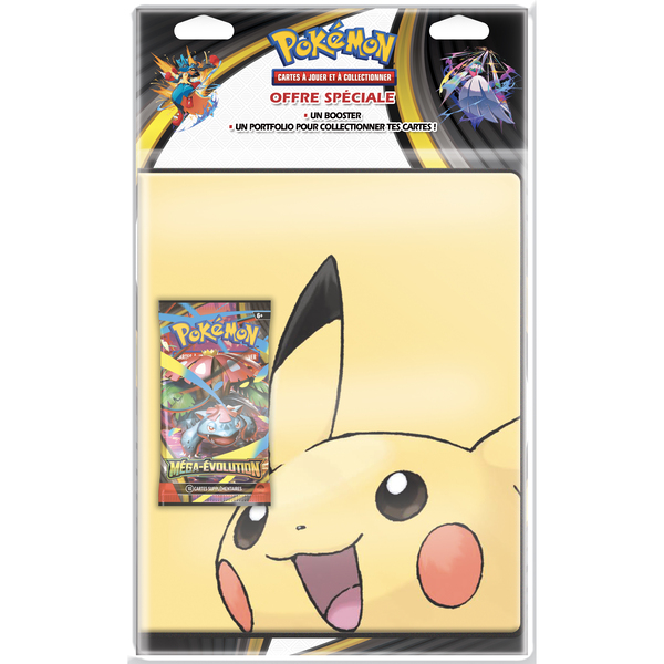 Cahier Pokémon et booster Méga Evolution ME01 