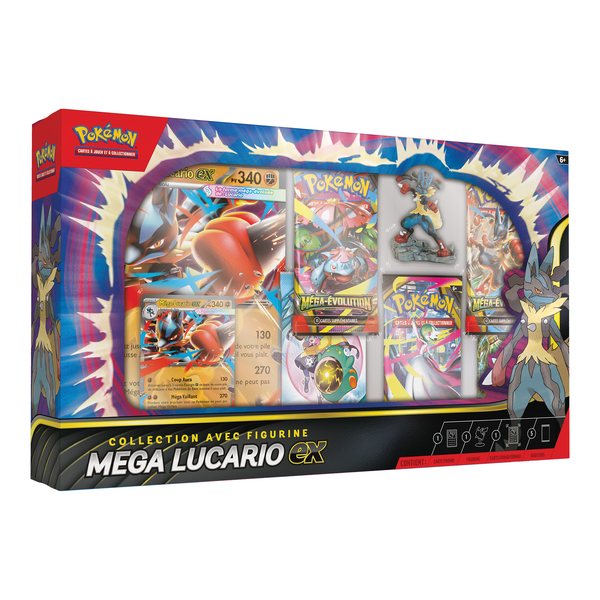 Coffret Premium Figurine Pokémon Mega Lucario ex