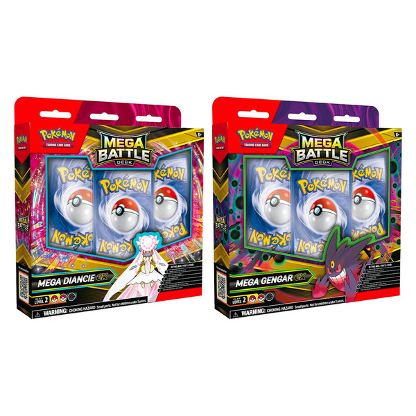 Decks Combats Pokémon Rivalité Méga-Ectoplasma ex ou Méga-Diancie ex