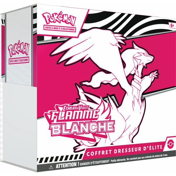 Coffret Dresseur D'Elite Pokémon Ecarlate et Violet - Flamme Blanche
