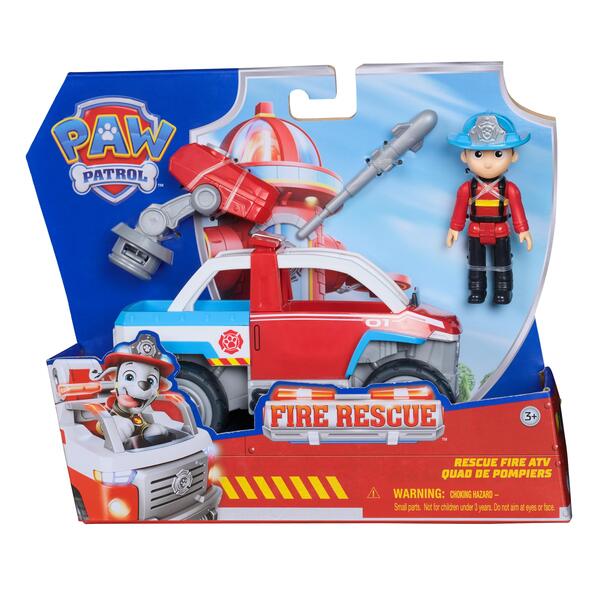 Véhicule et figurine Fire Rescue Ryder - La Pat  Patrouille