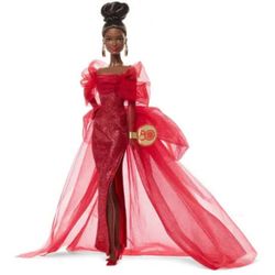 Poupée Barbie Brune – 80 ans Mattel
