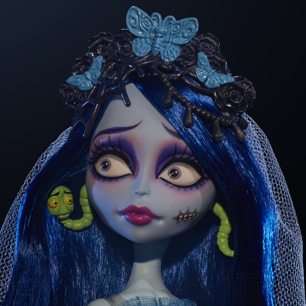 Monster High Skullector x Les Noces funèbres - Poupée Emily