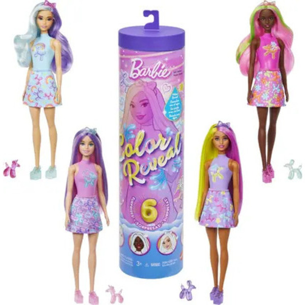 Barbie Color Reveal Ballons – Poupée Surprise