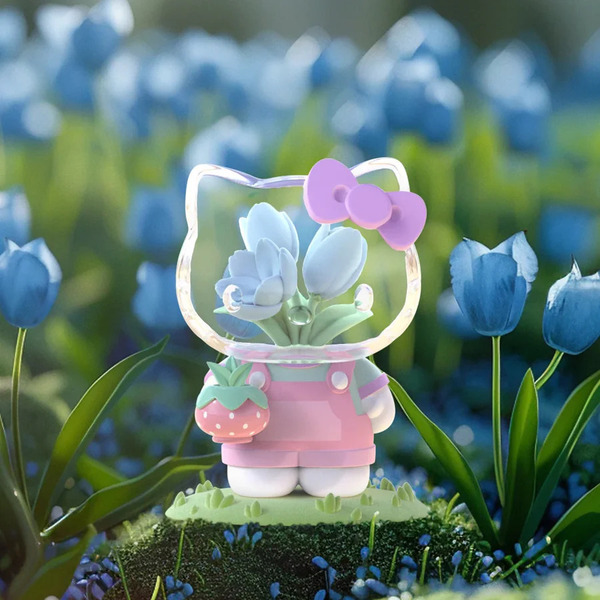 Figurine Hello Kitty X Azuma Makoto - Édition florale (modèle aléatoire)