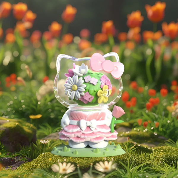 Figurine Hello Kitty X Azuma Makoto - Édition florale (modèle aléatoire)