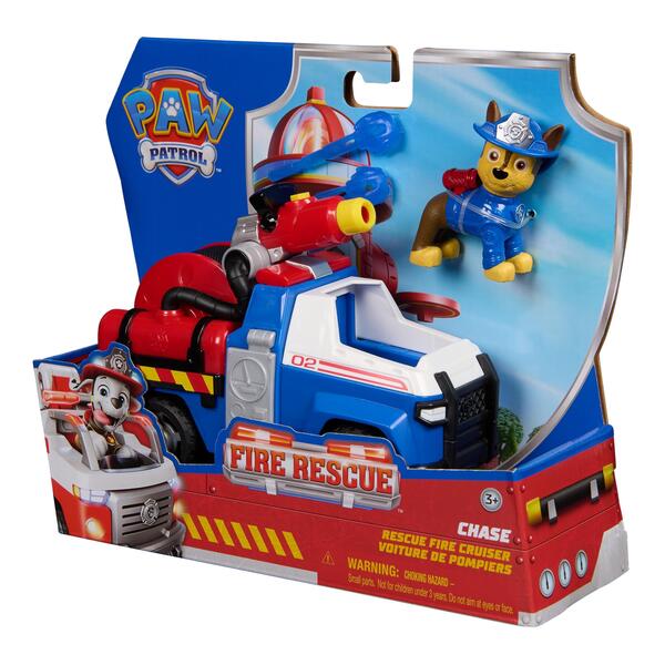 Véhicule et figurine Fire Rescue Chase - La Pat  Patrouille