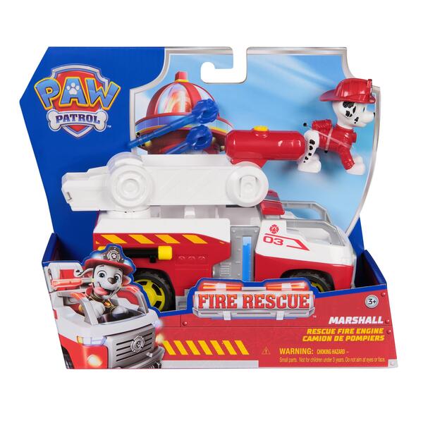 Véhicule et Figurine Marcus - La Pat Patrouille Fire Rescue