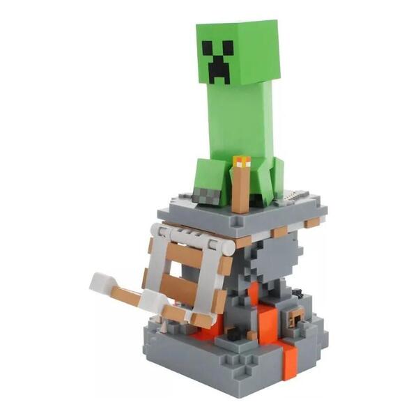 Figurine et station de charge Cable Guys - Minecraft Creeper