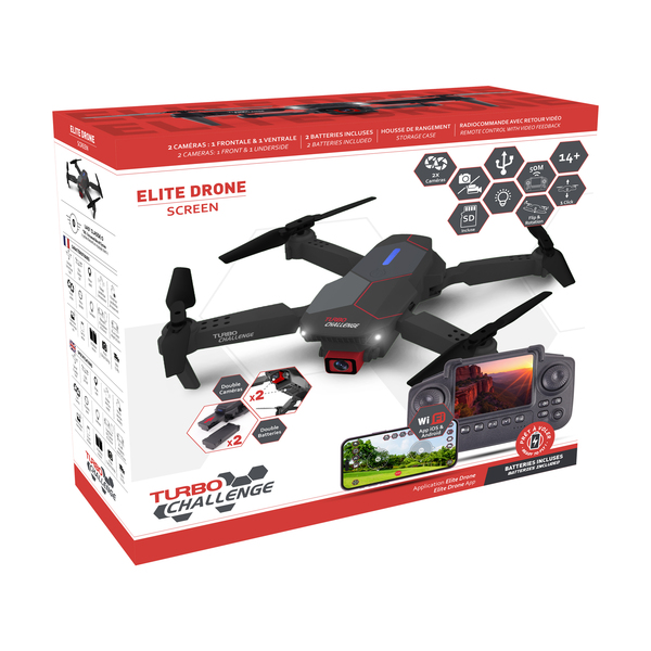 Elite Drone Screen Turbo Challenge avec valisette de transport