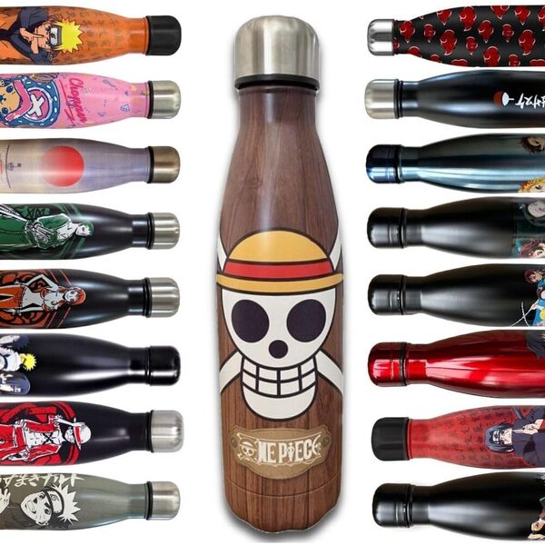 Bouteille en acier isotherme One Piece Tête de mort 500ml