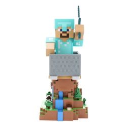 Support de manette & portable Minecraft - Steeve en armure