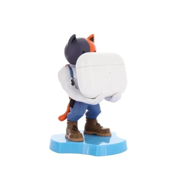 Figurine et station de charge Cable Guys - Meowscles - Fortnite