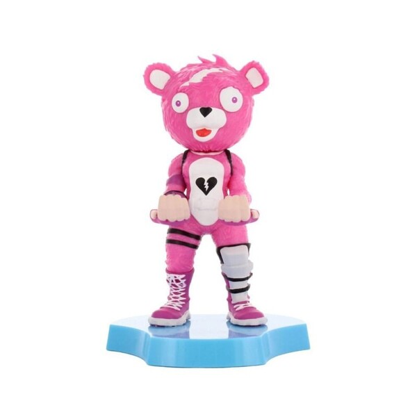 Figurine et station de charge Cable Guys - Cuddle Team Leader - Fortnite