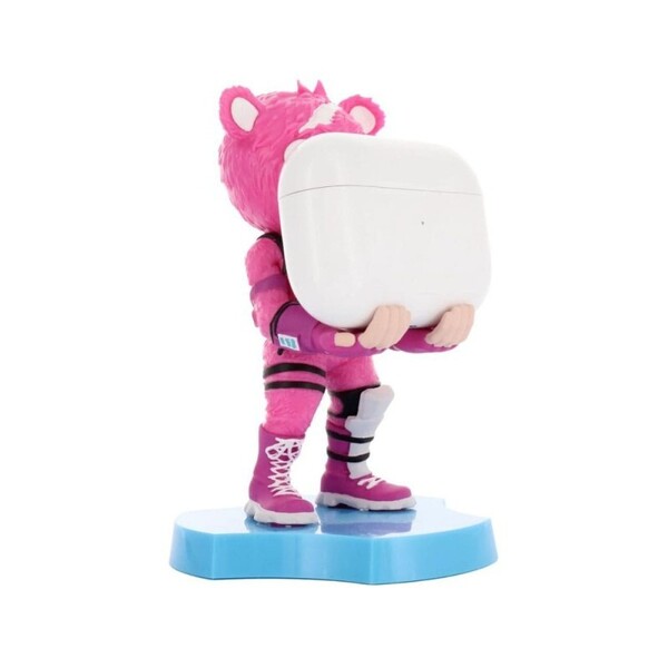 Figurine et station de charge Cable Guys - Cuddle Team Leader - Fortnite