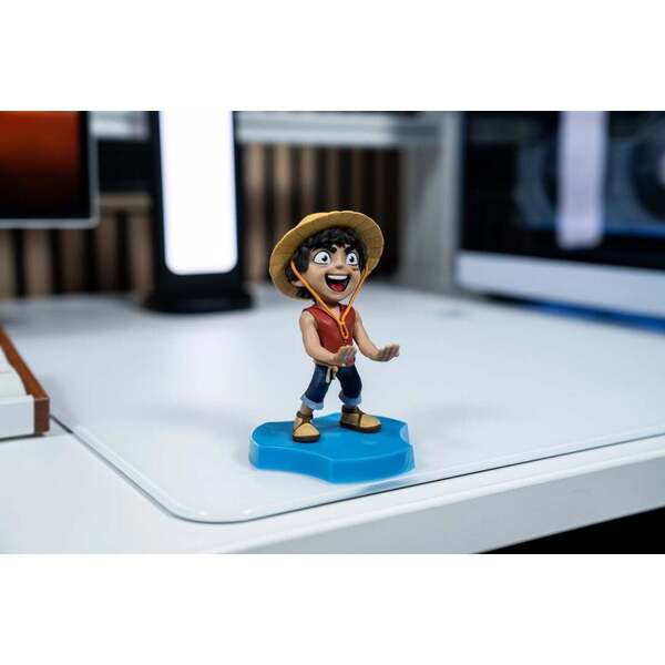 Figurine et station de charge Cable Guys - Luffy - One Piece