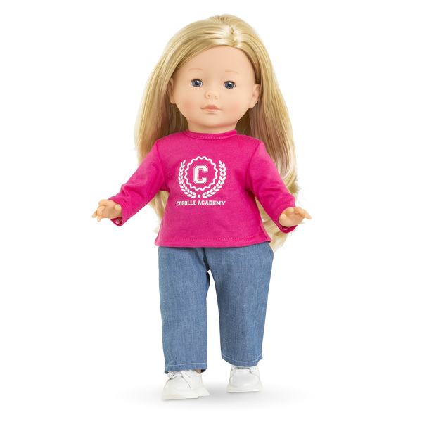 T-Shirt Fuschia Corolle Academy pour Poupée Ma Corolle 36 cm