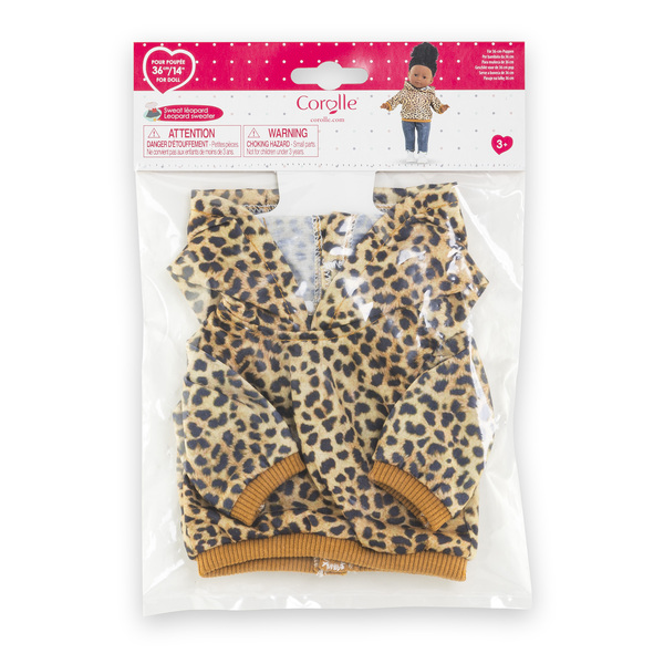 Sweat léopard Ma Corolle  - Poupée 36cm