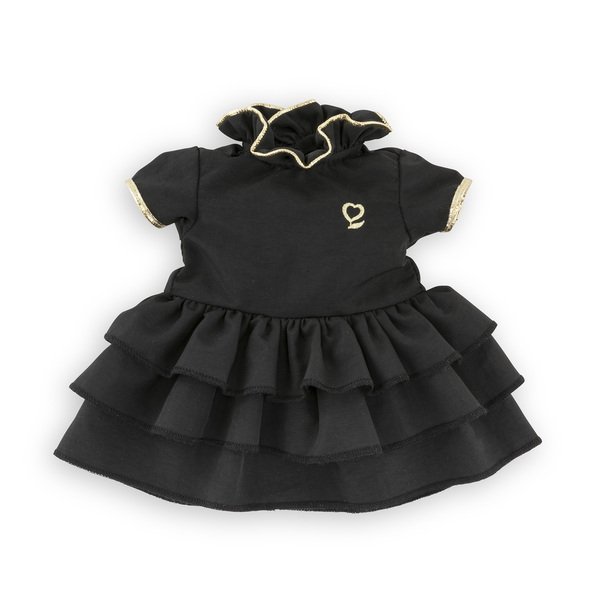 Robe noire et or pour Poupée Ma Corolle 36 cm
