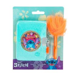 Journal intime effet peluche et stylo fantaisie Stitch