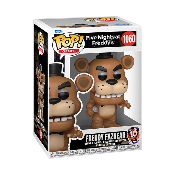 Figurine Funko Pop! Five Nights at Freddy’s - Freddy Fazbear 10 ans