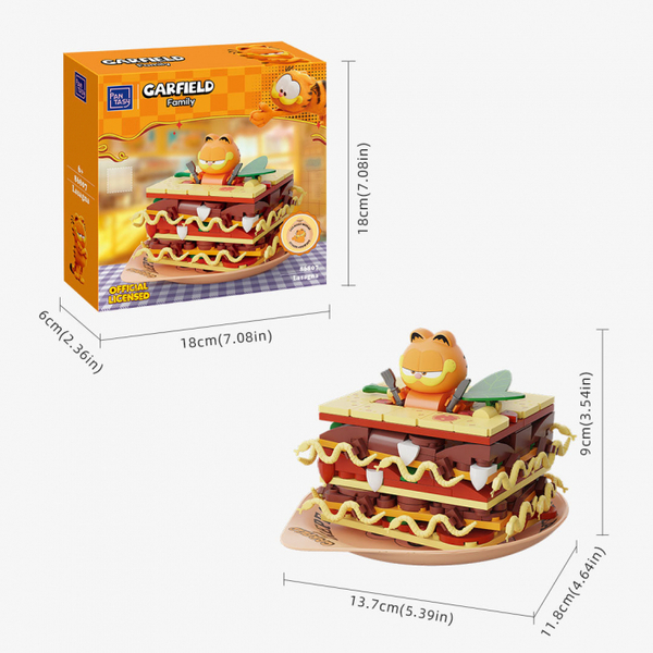 Figurine Pantasy à construire - Garfield lasagnes