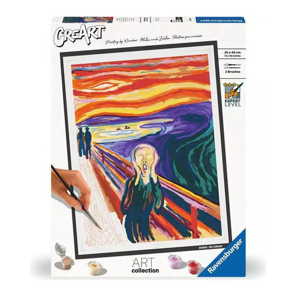 CreArt 30x40cm - Peinture par numéros - Le Cri