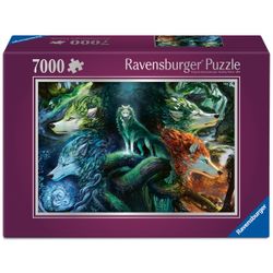 Puzzle 7000 pièces - Le loup au coeur des éléments
