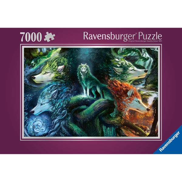 Puzzle 7000 pièces - Le loup au coeur des éléments