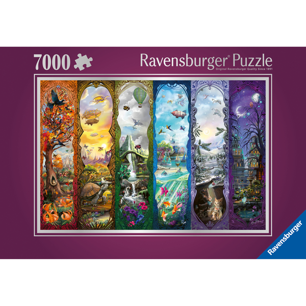 Puzzle 7000 pièces - Les six portails