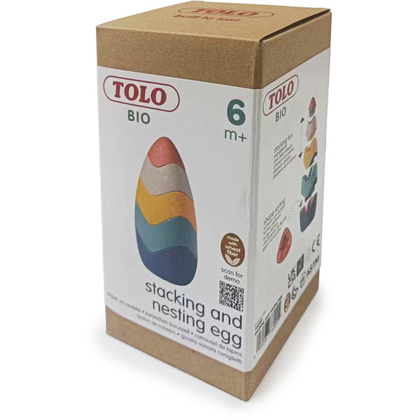 Tour d œufs empilables et emboîtables Tolo bio