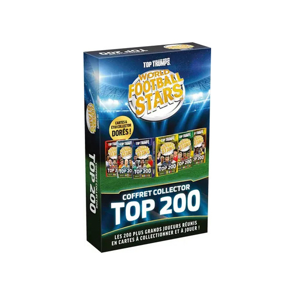 Top Trumps World Football Stars Top 200 Collector Pack
