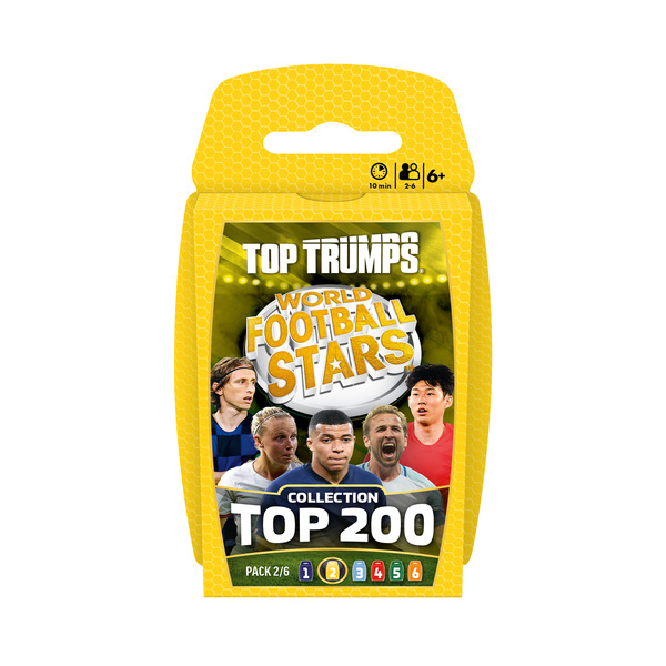 Cartes à collectionner Top Trumps World Football Stars Top 200 - Pack 2